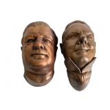 Bronze-Colored Abbott and Costello Sculptures