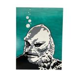 Creature of the Black Lagoon Original Painting