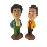 Large Laurel and Hardy Ceramic Statues