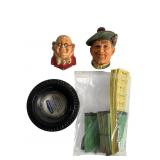 Collectibles Lot: Bossons, Ashtray, Tickets