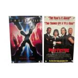 Two Film Posters: Pulp Fiction & X-Files