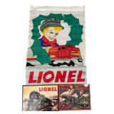 Lionel Train Displays and Banner Set