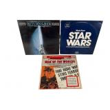 Three Sci-Fi/Star Wars Vinyl Records