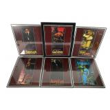 Six Framed Aurora Model Kit Prints