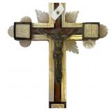 Early Pilgrimage Crucifix with Mother of Pearl