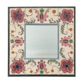 Mexican Talavera Tile Mirror