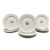 Richard Ginori Plate Set with City Motifs