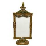 Cast Metal Picture Frame with Stand