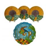 Bordallo Pinheiro Sunflower & Talavera Plates