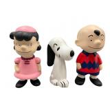 Hand Painted Ceramic Peanuts Figurines