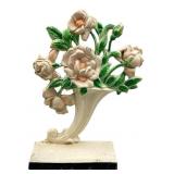 Hubley Rose Vase Doorstop No. 441