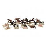 18 Miniature Hagen-Renaker Ceramic Farm Animals
