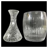 Waterford Crystal Carafe and Hungarian Ice Bucket