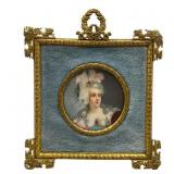 Marie Antoinette Artist Signed Miniature