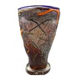 Ralph Harvey Abstract Art Glass Vase