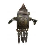 19th C. Ottoman Bronze Gunpowder Holder