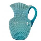 Hobbs Brockunier Style Blue Opalescent Windows Pit