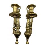 Brass Candlestick Wall Sconces