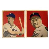 1949 Bowman Baseball Cards Lot #20 & #30