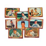 1955 Bowman Baseball Cards Lot of 8
