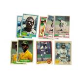 Ricky Henderson Baseball Card Lot