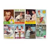 Eight Topps Baseball Cards