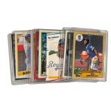 Eight Bo Jackson Baseball Cards