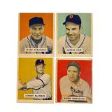1949 Bowman Baseball Cards, Nos. 121-124