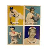Four 1949 Bowman Baseball Cards