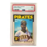 1986 Topps Traded Barry Bonds PSA 9