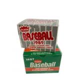 1987 and 1989 Fleer Baseball Sealed Sets