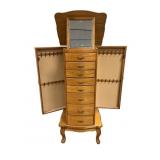 Modern Jewelry Cabinet with Lift Lid