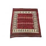 Hand-Knotted Carpet, 3ï¿½9ï¿½ï¿½ by 3ï¿½5ï¿½ï¿½