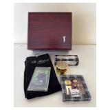 Golf Collectibles Set with Humidor