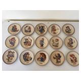 12 Hummel Collectible Plates