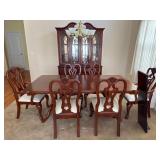 Eight-Piece Mahogany Dining Room Suite