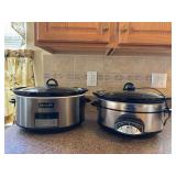 Two Crock-Pot Slow Cookers