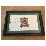 2007 U.S. Open Oakmont Signed Flag