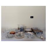 Grouping of Glassware and Serving Pieces