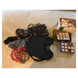 Baseball Equipment with Size 10 Shoes