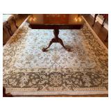 Elmwood Blue/Brown 100% Wool Room-Size Rug