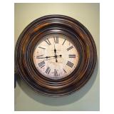 Oversized 38-Inch Rutherford England Wall Clock