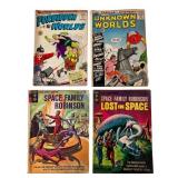 Four Mid-1960s Comics; Space Family + ACG Issues