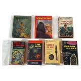 12 Vintage Miniature Sci-Fi Books/Graphics