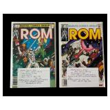 Marvel ROM #17-18 With Stan Lee Signatures