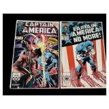 1986-1987 Captain America Keys #8 & 332, VF/F