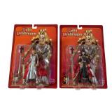 2 1999 Lady Pendragon Action Figures, Sealed