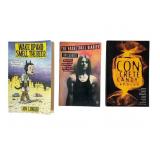 Three Signed Paperback Books with Noted Signatures