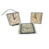 Three Studio-Style Clocks