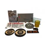 Broadcasting-Themed Plates